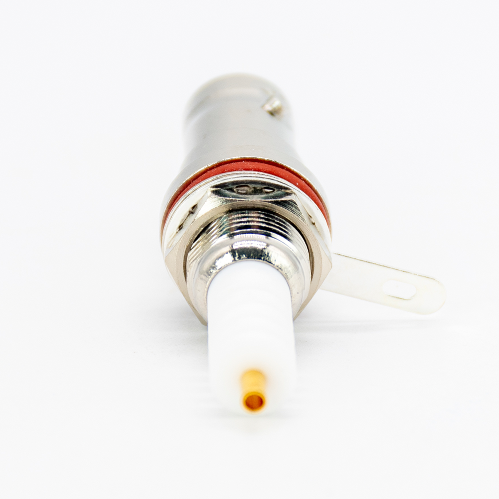 SHV female Connector Back Mount Straight Panel Connector Solder For Cable