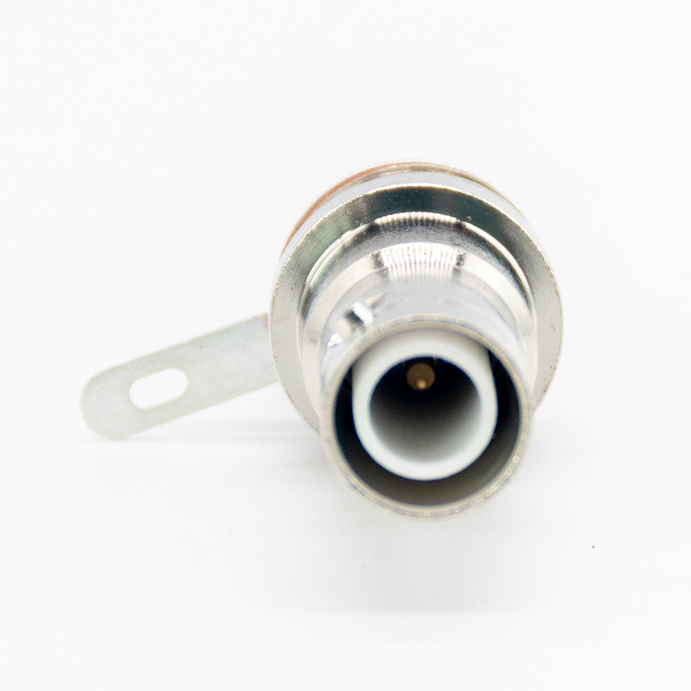 SHV female Connector Back Mount Straight Panel Connector Solder For Cable
