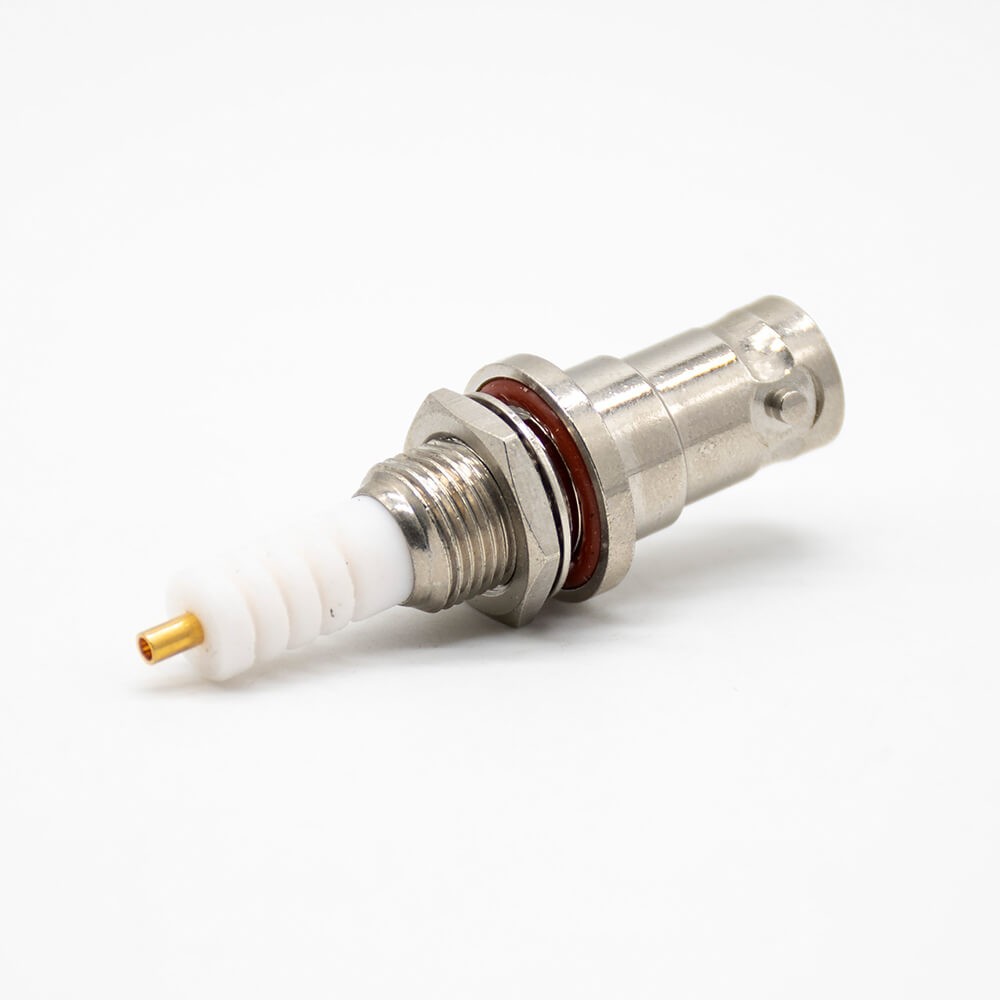 SHV female Connector Back Mount Straight Panel Connector Solder For Cable