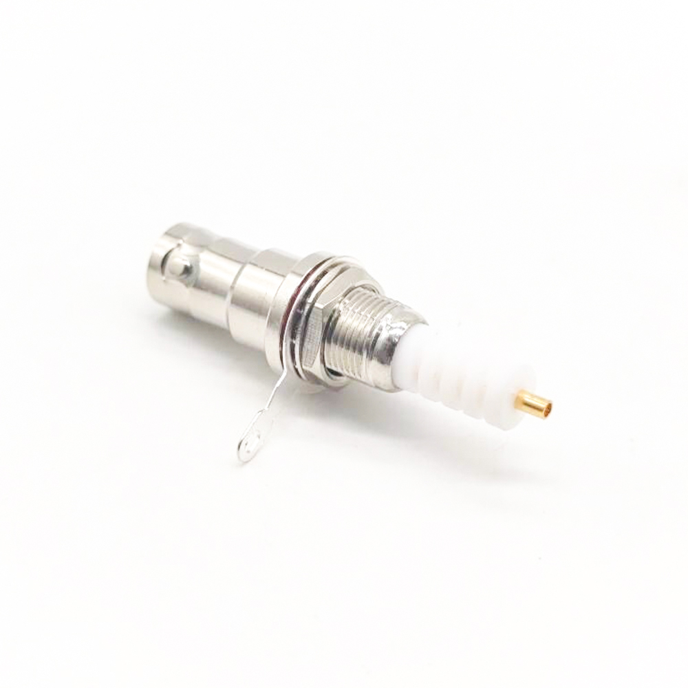 SHV female Connector Back Mount Straight Panel Connector Solder For Cable