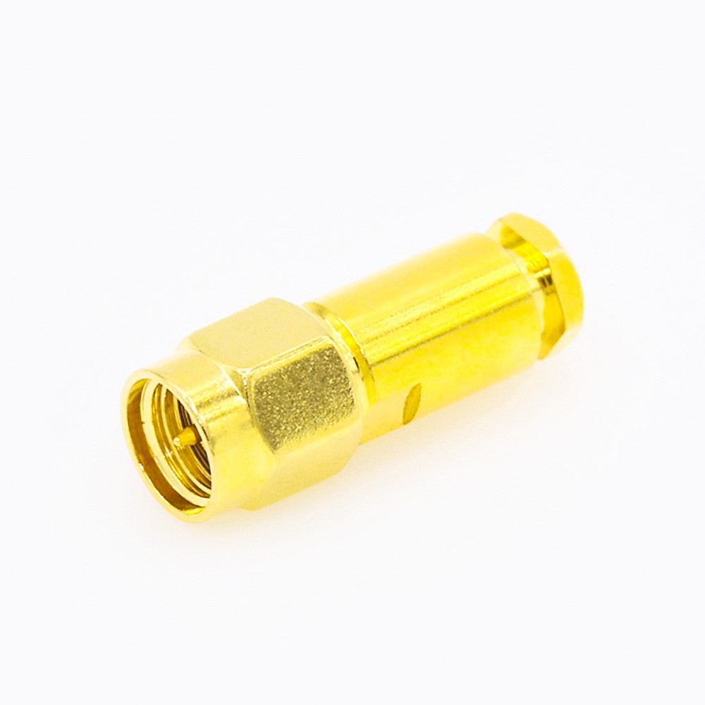 SMA Connectors Clamp Type Male 180 Degree for RG58/RG142