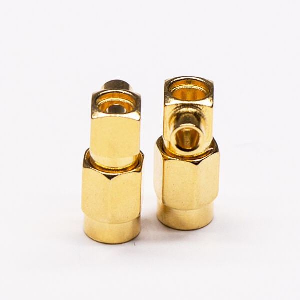 20pcs Cable Mount SSMA Right Angle Plug RF Connector Solder Type