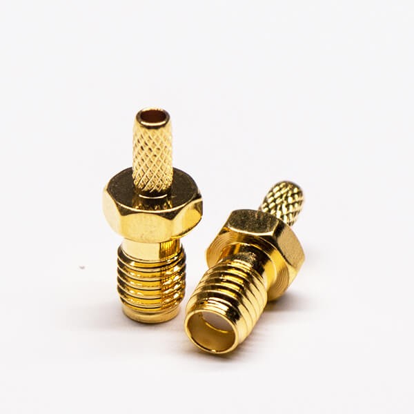 SSMA Straight Jack Threaded Coaxial Connector Crimp Type for Cable