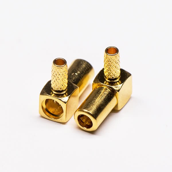 SSMB Connector Male 90 Degree Crimp Type for Cable