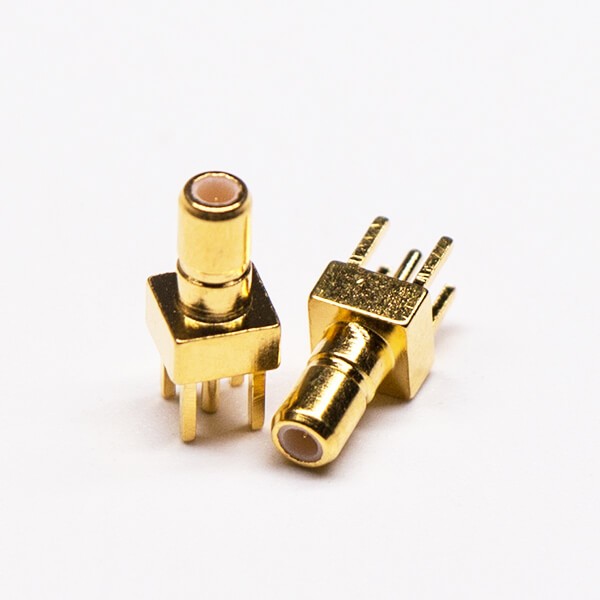 SSMB Straight Connector Female RF Coaxial Connector Through Hole for PCB Mount