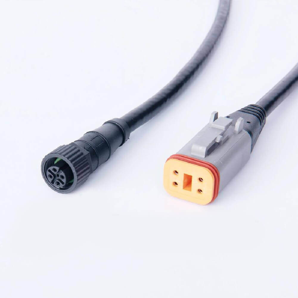 Nmea 2000 M12 Male 5Pin To Elecje Dt06-4S Connector 0.1M