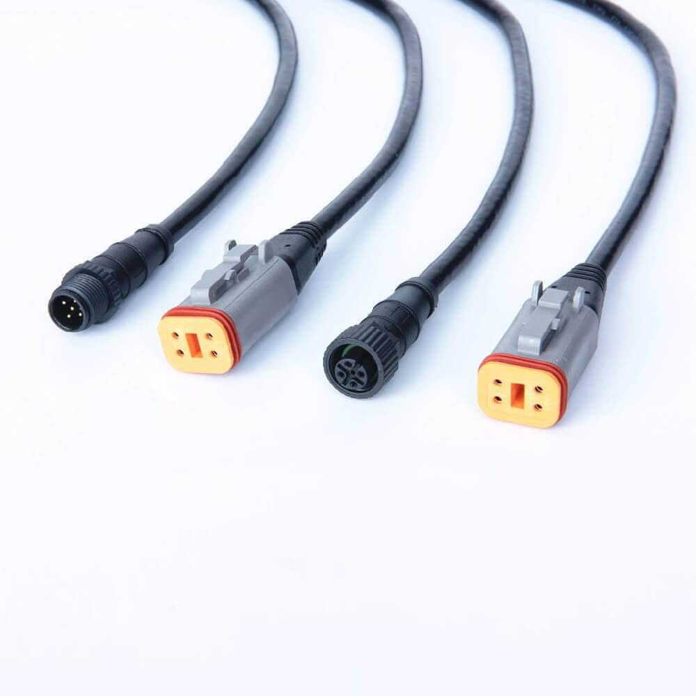 Nmea 2000 M12 Male 5Pin To Elecje Dt06-4S Connector 0.1M