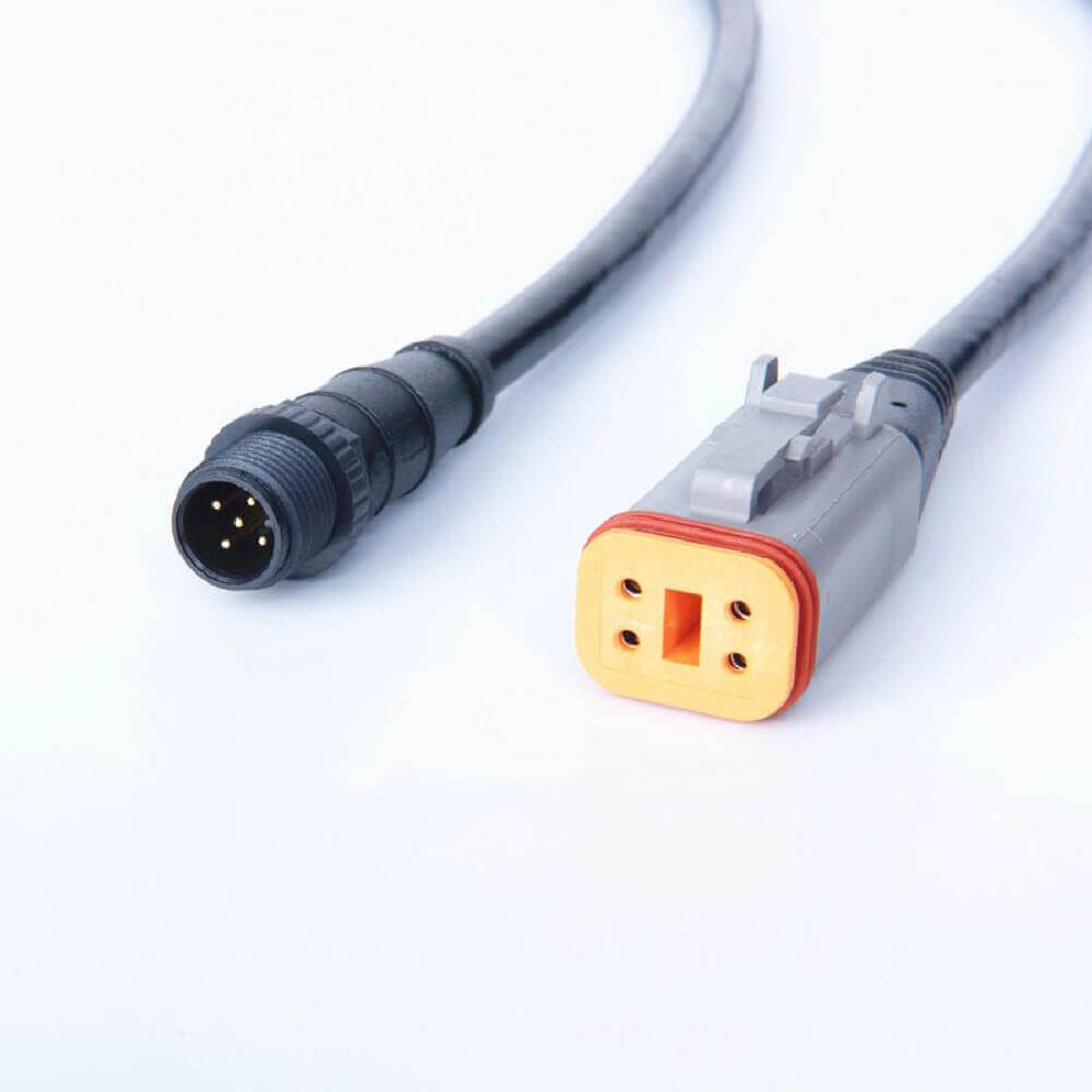 Nmea 2000 M12 Male 5Pin To Elecje Dt06-4S Connector 0.1M