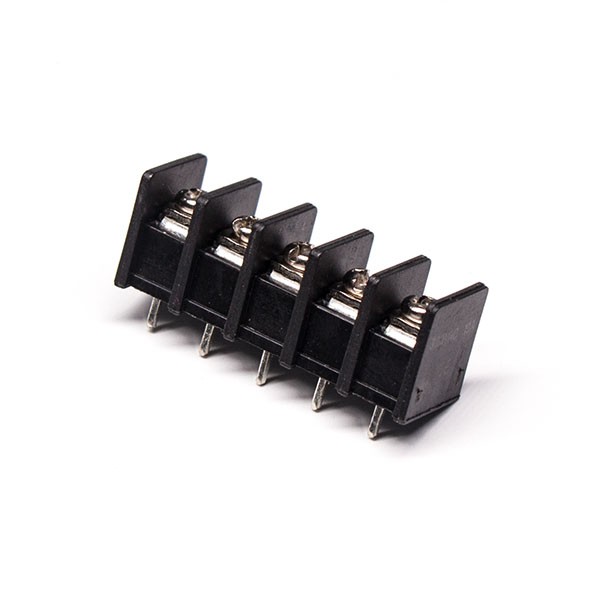 Terminal Strips & Barrier Blocks 5pin PCB Mount DIP Type Barrier Terminal Block