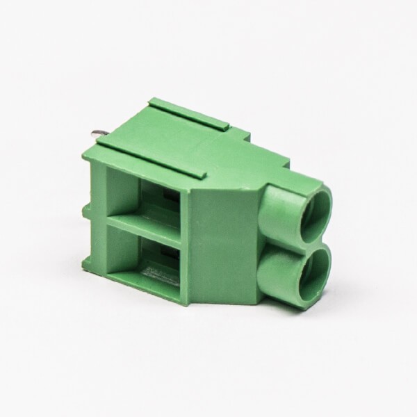 2 pin Screw Terminal Block Connector Vertical Type Green