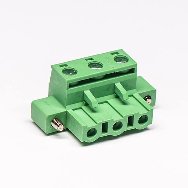 Terminal Block Automotive Right Angled Cable Connector with Clamp Type