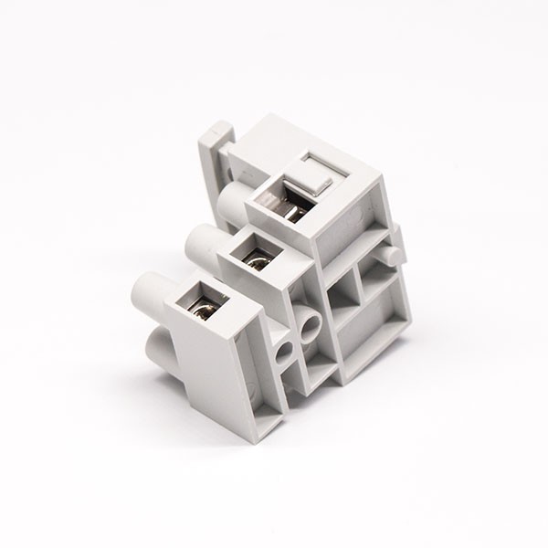 Terminal Connector Strips Grey 90 Degree Soder Type Cable Connector