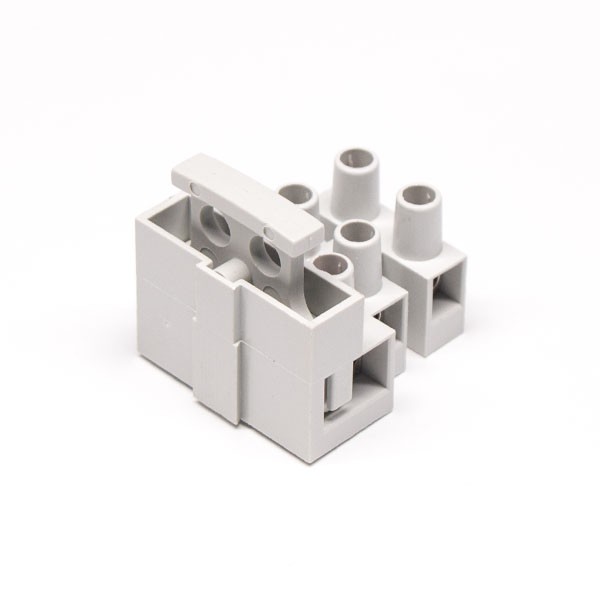 Terminal Connector Strips Grey 90 Degree Soder Type Cable Connector