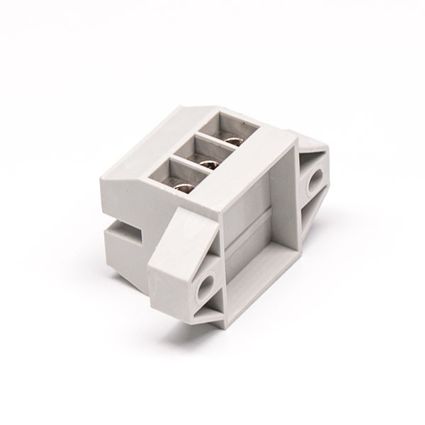 Terminal Strips Angled Grey Soder Type Connector for Panel Mount