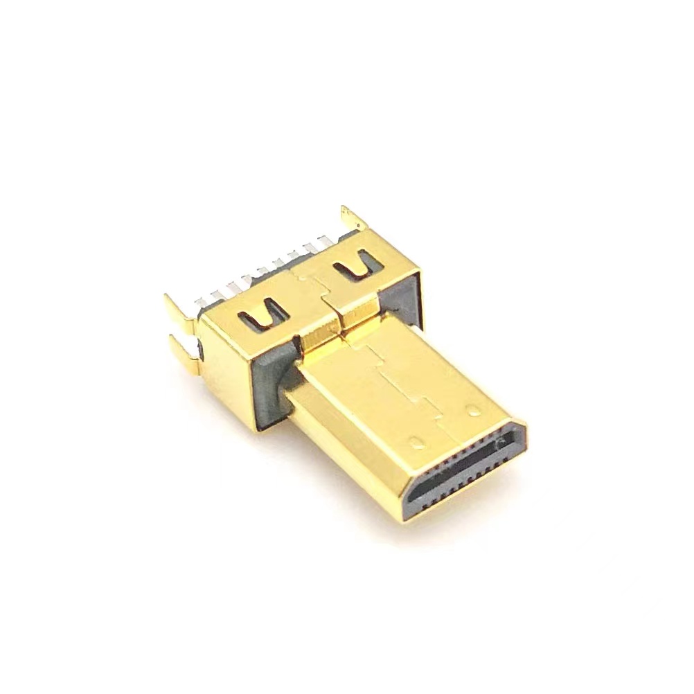 MICRO HDMI Male Connector D-type Male Splint 1.0MM Interface Audio Transmission