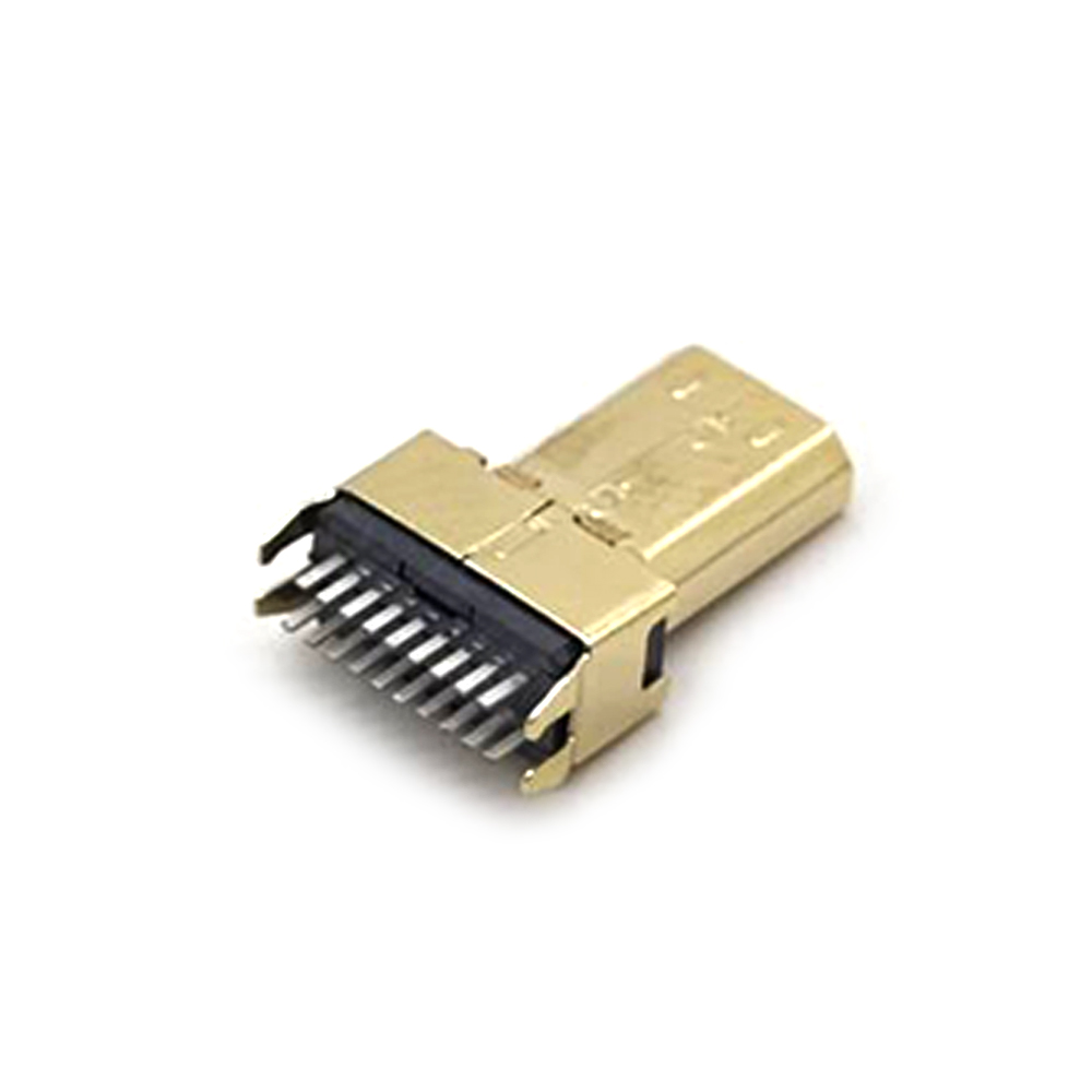 MICRO HDMI Male Connector D-type Male Splint 1.0MM Interface Audio Transmission