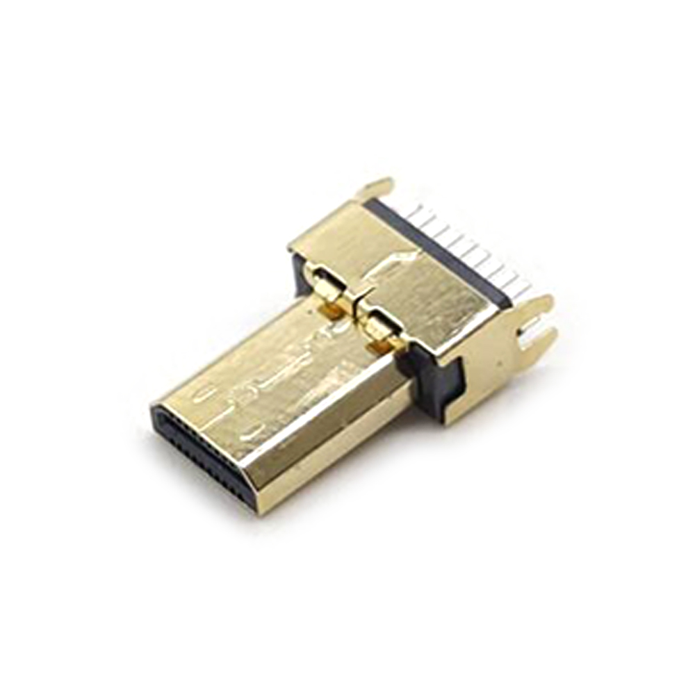 MICRO HDMI Male Connector D-type Male Splint 1.0MM Interface Audio Transmission