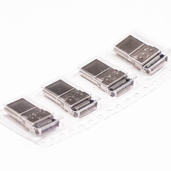 10pcs Type C Port Male 90 Degree Offset Type SMT