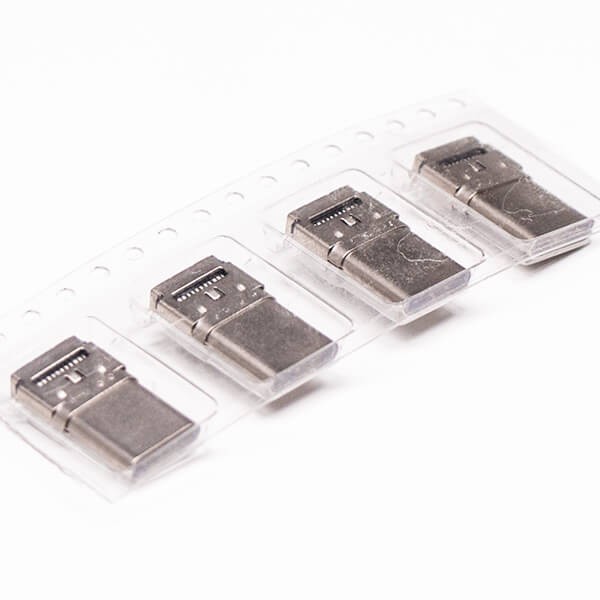 10pcs Type C Port Male 90 Degree Offset Type SMT