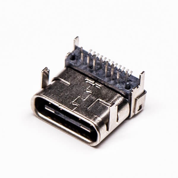 10pcs Type C USB Connector Right Angled Jack SMT and DIP