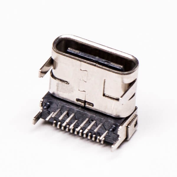10pcs Type C USB Connector Right Angled Jack SMT and DIP