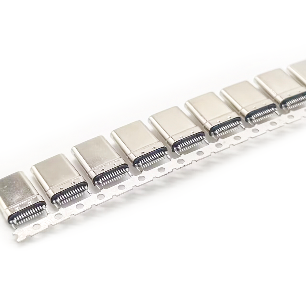 10pcs USB Type C Connector Plug Straight 24 Pin Through Hole for PCB Mount