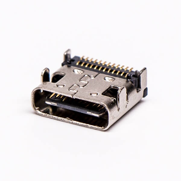10pcs USB Type C Female Connector Right Angled SMT for PCB Mount