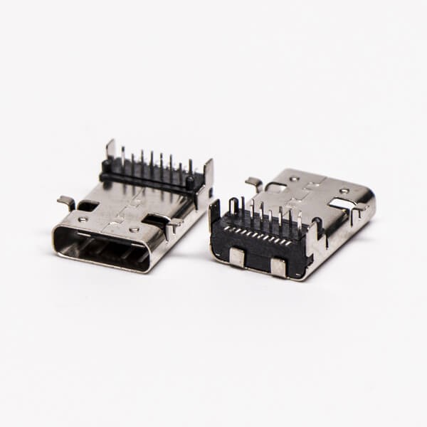 Female USB Type C Right Angled SMT and DIP