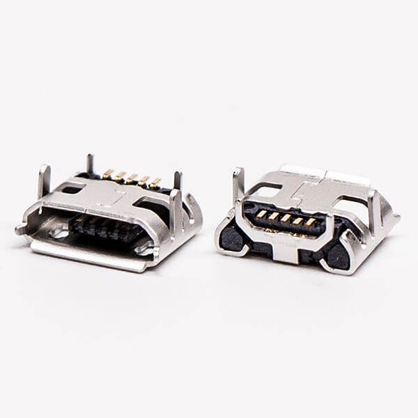 Micro B USB Female Connector 5 Pin SMT Type B Straight for PCB
