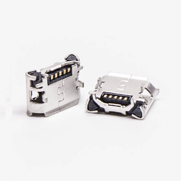 Micro Female USB 5 Pin SMT Type B 180 Degree for PCB Mount 20pcs