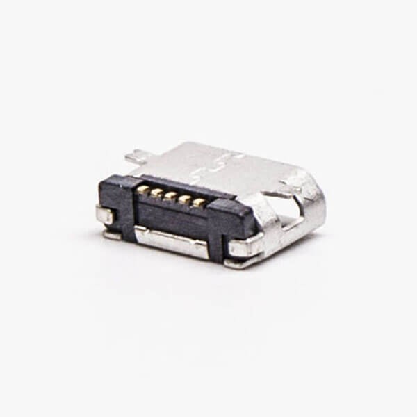 Micro USB 5 Pin Type B Straight SMT Straight Socket for Phone
