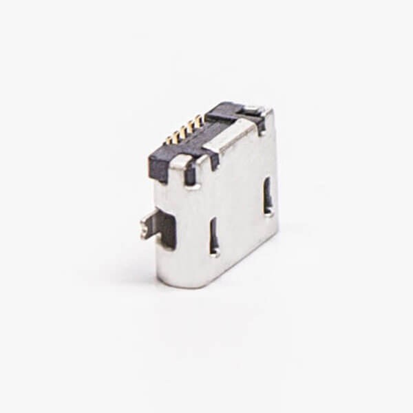 Micro USB 5 Pin Type B Straight SMT Straight Socket for Phone