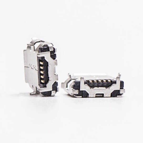 Micro USB B Female Connector 5 Pin SMT Type B Straight for PCB Mount 8.3-4.45