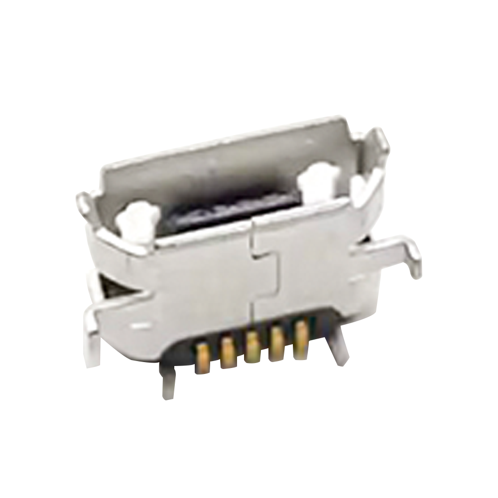 Micro USB B Female Connector 5 Pin SMT Type B Straight for PCB Mount 8.3-4.45