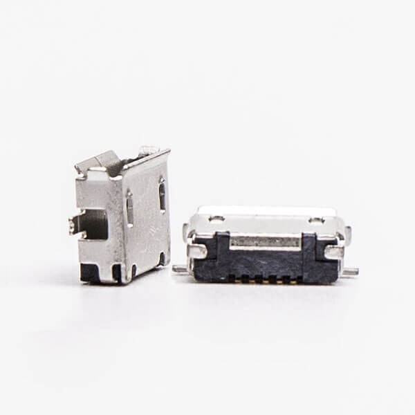Micro USB Female Connector 5 Pin Type A Straight SMT for PCB