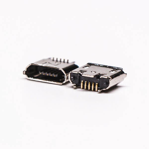 Micro USB Female Plug 5 Pin SMT Type B Straight for PCB 20pcs