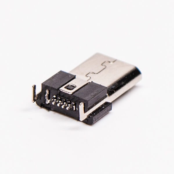 Micro USB Male Connector R/A DIP 5 Pin Type B For PCB