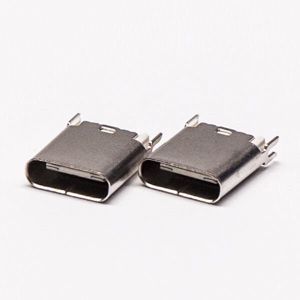 Type C 24 Pin Socket Straight 180 Degree Through Hole for PCB Mount