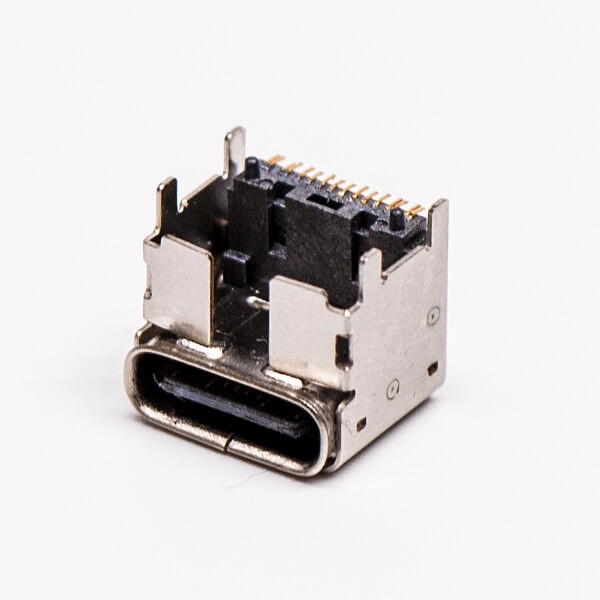 Type C Female Connector Right Angled SMT for PCB Mount