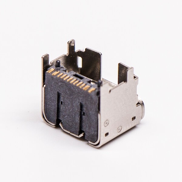 Type C Female Connector Right Angled SMT for PCB Mount