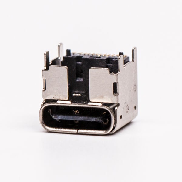 Type C Female Connector Right Angled SMT for PCB Mount