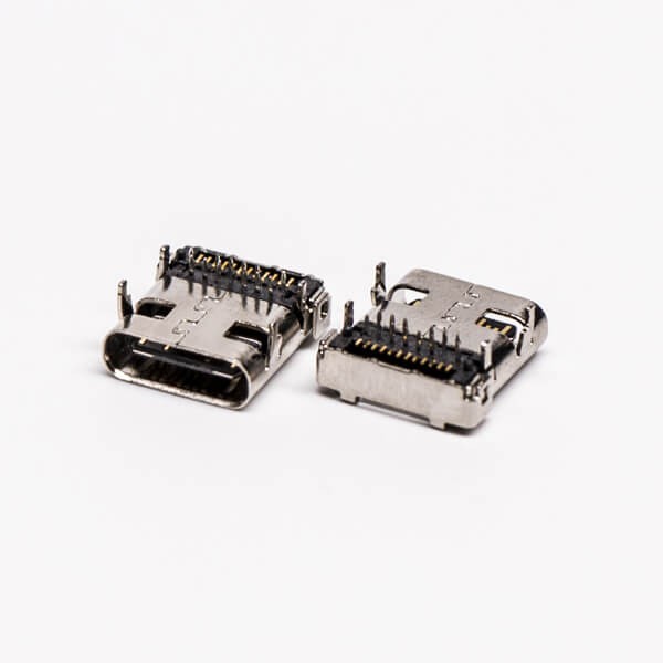 Type C SMT Right Angled Female DIP and SMT