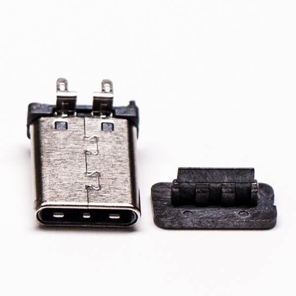 Type C USB Straight Female 180 Degree SMT for PCB Mount