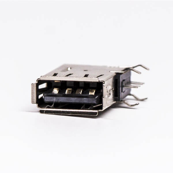 USB 2.0 A Female Flag Type Through Hole for PCB Mount