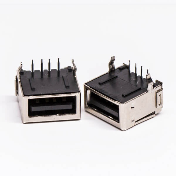 USB 2.0 Type A Female Connector Right Angled DIP for PCB Mount