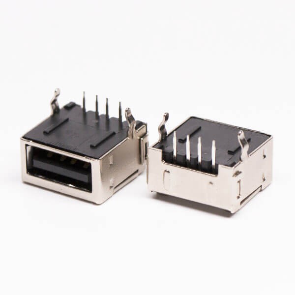 USB 2.0 Type A Female Connector Right Angled DIP for PCB Mount