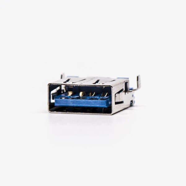USB 3.0 90 Degree Type A Female SMT Offset Type Through Hole