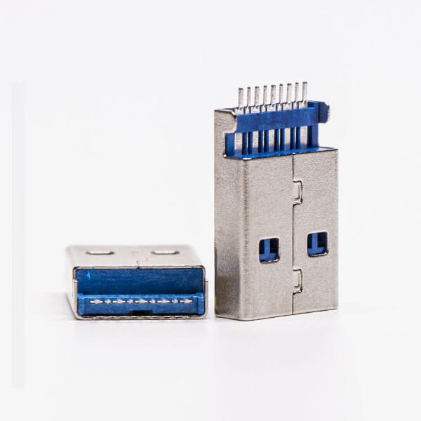 USB 3.0 Male Connector Type A Offset Type SMT for PCB Mount