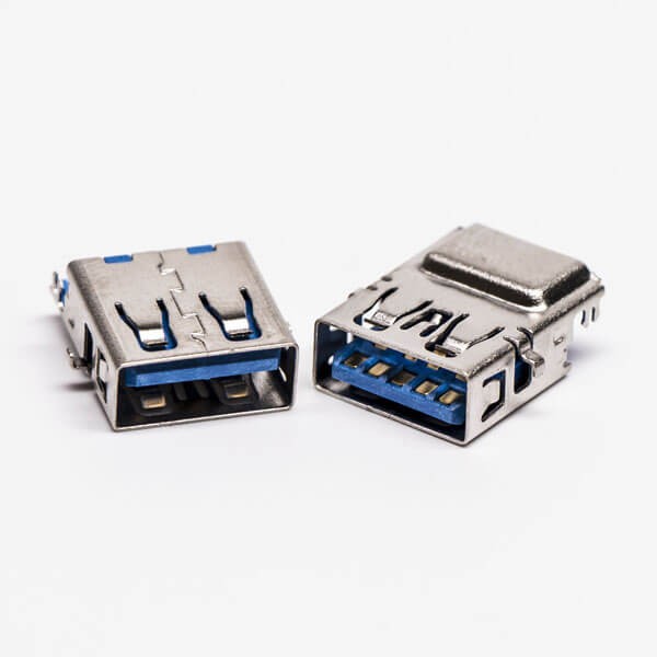 USB 3.0 Speed Type A Connector Female 90 Degree SMT Offset Type