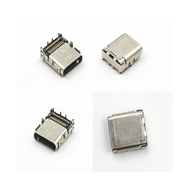 USB C Type Connector SMT and PCB Vertical Type Connector